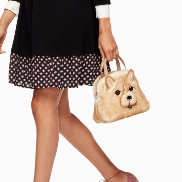 kate spade year of the dog chow chow small lottie crossbody purse bag nwt - Picture 2 of 8